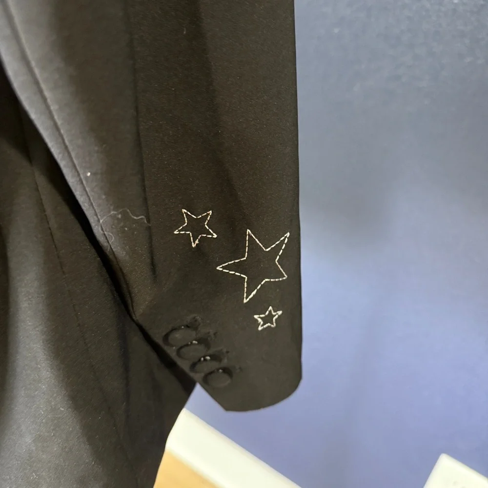 Studio Refined by Torrid Embellished Blazer, Hearts, Stars, & Skull, Size 1X - Picture 8 of 11